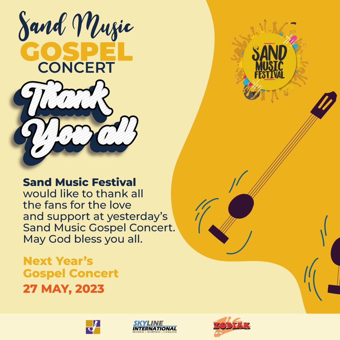 Sand Music Gospel Concert 2022: Thank You All